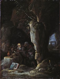 Pokušení svatého Antonína od David Teniers the Younger