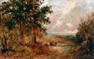 A Warwickshire Lane (olej na plátně)
