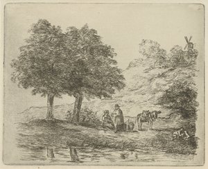 Krajina s rodinou od David van der Kellen