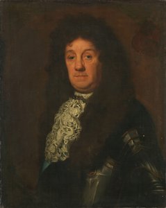 Portrét Cornelis Tromp (1629-91), viceadmirál Holandska a Západního Fríska od David van der Plas