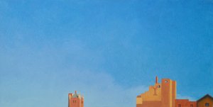 Brooklyn Fort Greene Sky, 2012 (olej na plátně)