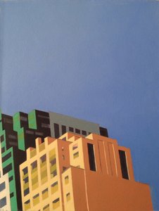 Brooklyn Hi Rise, 2012 (olej na plátně)
