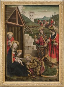 Klanění tří králů, c. 1496-1500