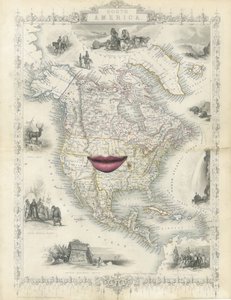 Koloniální Severní Amerika, 2017 (koláž z papíru)