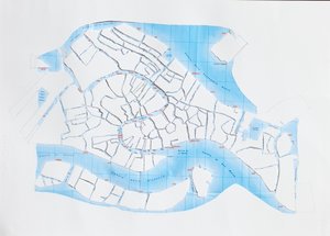 Venice Liquid Streets, 2008 (koláž z papíru)