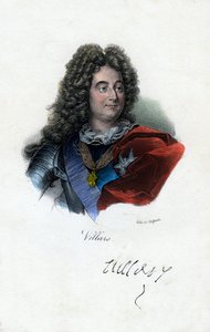 Claude Louis Hector de Villars, francouzský generál, c19. století. od Delpech