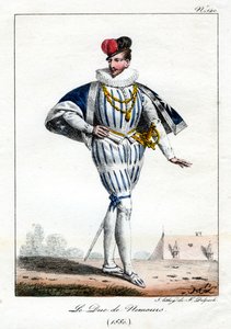 Jacques de Savoie, druhý vévoda z Nemours, 1580, c1795-1825.