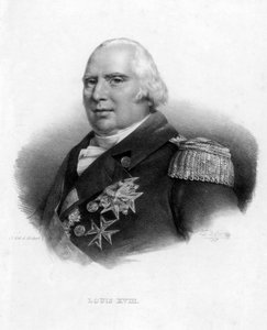 Louis XVIII, král Francie, 1827.