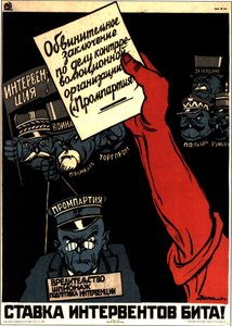 Míra západních imperialistů byla poražena!“, plakát, 1931. od Deni
