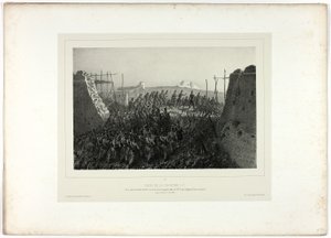 Zajetí Courtine 6-7, ze Suvenýry Itálie: Expedice do Říma od Denis Auguste Marie Raffet
