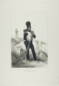 Pěší granátník, Elba od Denis Auguste Marie Raffet