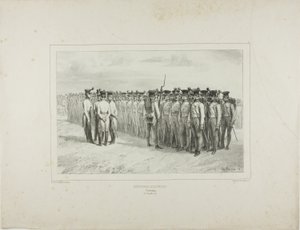 Maďarská pěchota, Prešpurk, 2. července 1837 od Denis Auguste Marie Raffet