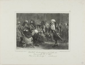 Malý aristokratický klub, 28. července 1830 od Denis Auguste Marie Raffet