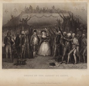 Orgie Gardes du Corps od Denis Auguste Marie Raffet