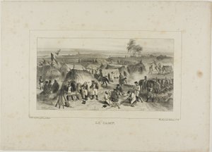 Tábor od Denis Auguste Marie Raffet