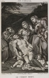 Denis-Sébastien Leroy, Chataigner a Dennel - Mrtvý Kristus, podle Annibale Carracciho - 1802-1815 od Denis Sebastien Leroy