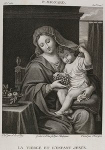 Denis-Sébastien Leroy, Chataigner a Henriquez - Panna s Ježíškem, podle Pierra Mignarda - 1802-1815 od Denis Sebastien Leroy