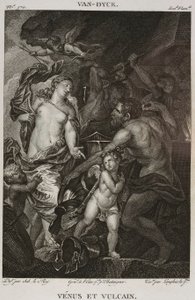 Denis-Sébastien Leroy, Chataigner a Langlois le jeune - Venuše a Vulkán, podle Antoina van Dycka - 1802-1815 od Denis Sebastien Leroy