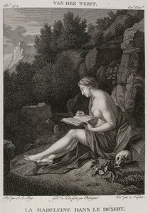 Denis-Sébastien Leroy, Chataigner a Niquet - Magdaléna na poušti, podle Adriaena van der Werffa - 1802-1815 od Denis Sebastien Leroy