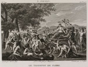 Denis-Sébastien Leroy, Chataigner a Niquet - Triumf Flóry, podle Nicolase Poussina - 1802-1815 od Denis Sebastien Leroy