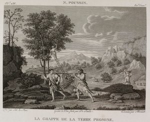 Denis-Sébastien Leroy, Saulx a Bovinet - Hrozen země zaslíbené, podle Nicolase Poussina - 1802-1815 od Denis Sebastien Leroy