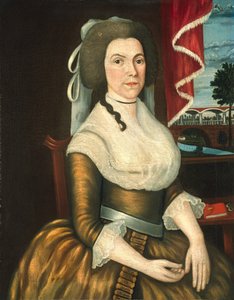 paní Elizabeth Noyes Denison, c. 1790 od Denison Limner