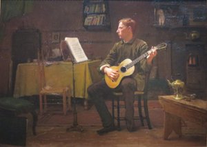Bohemian by Dennis Miller Bunker, 1885 od Dennis Miller Bunker