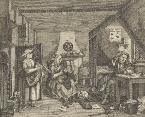 Zoufalý básník, ca. 1800.