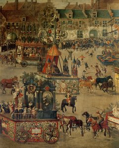 Ommeganck v Bruselu 31. května 1615: detail triumfu Isabely Španělské
