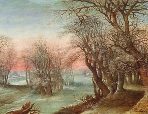 Zimní krajina, 1610