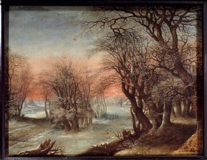 Zimní krajinomalba Denyho Van Alsloota (1570-1628) od Denys van Alsloot