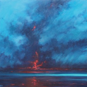 Sky Fire, 2021 (olej na plátně)