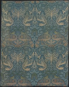 Panel s názvem Peacock and Dragon od Designed by William Morris