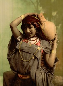 Beduínská žena, Tunis, Tunisko