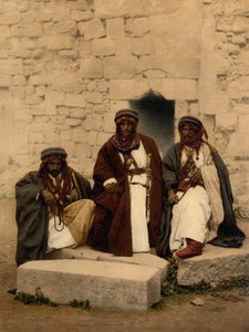 Beduíni z Jordánského distriktu, Svatá země od Detroit Photographic Co.