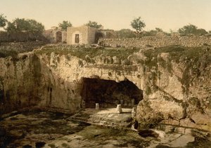 Hrobky králů, Jeruzalém, Svatá země, kolem 1890-1900 (fotochromový tisk)