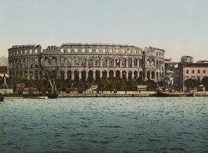 Arena del Mare, Pola, cca 1900 (fotomechanický tisk) od Detroit Publishing Co.