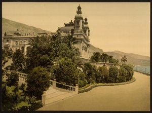 Vstup do kasina, Monte Carlo, Riviera, Monako