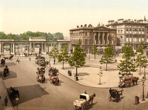 Hyde Park Corner, Londýn, cca 1890-1900 od Detroit Publishing Co.