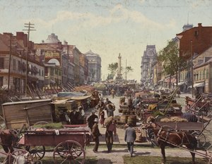Jacques Cartier Square, Montreal, 1901 od Detroit Publishing Co.