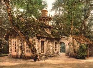 Petit Trianon, mlékárna, Versailles, kolem 1890-1900 od Detroit Publishing Co.