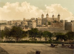 Tower of London, cca 1890-1900 od Detroit Publishing Co.