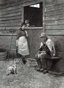 Očekávání, z „Hodiny volného času“, 1888 od Dewey Bates