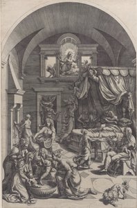 Narození svatého Jana Křtitele, 1555-88.