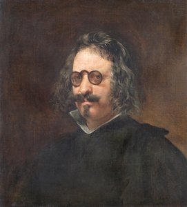 Francisco Gomez de Quevedo y Villegas od Diego Rodriguez de Silva (studio of) Velazquez