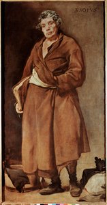 Portrét Ezopa, řeckého spisovatele (olej na plátně od Diego Velázquez