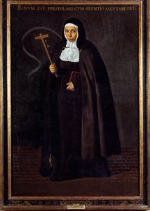 Portrét matky Jeronimy de la Fuente. Obraz Diega Rodrigueze de Silva y Velasquez (1599-1660) od Diego Velázquez