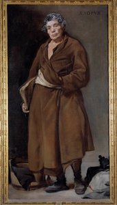 Portrét řeckého spisovatele Esope (Esop nebo Esop, 6. století př. n. l.), který vynalezl bajku Obraz od Diega Rodrigueze de Silva y Velasquez (1599-1660) od Diego Velázquez