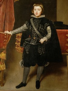 Infant Baltasar Carlos, jediný syn španělského krále Filipa IV. a jeho manželky Isabely ... (malba na plátně)