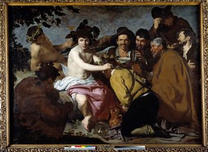 Obraz Bakchův triumf aneb „Opilci“ od Diega Rodrigueze de Silva y Velasqueze od Diego Velázquez